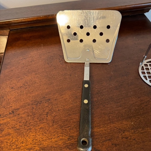 Vintage Happy Home Set Of 2 Stainless Steel Potatoes Smasher And Spatula USA - Picture 6 of 12
